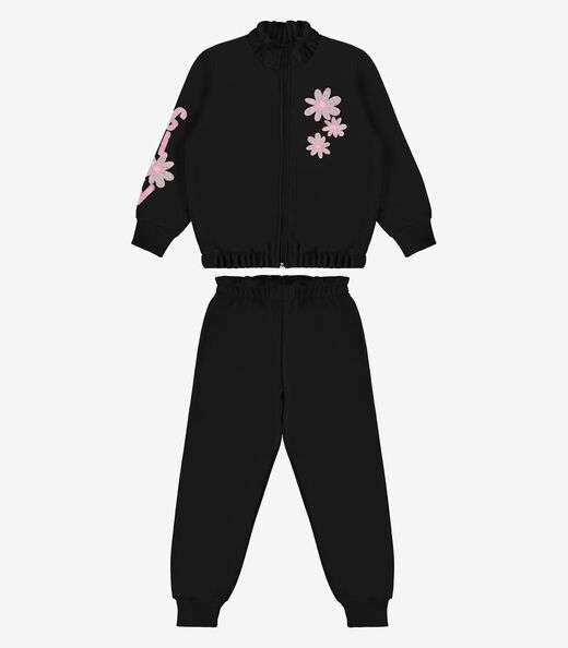 Image_Conjunto Infantil Jaqueta Com Calça Rovi Kids Preto