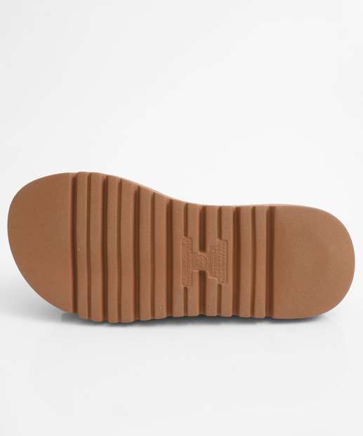 Sandália Flatform Feminina Fivela Modare Verde