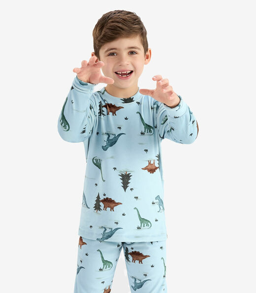 Pijama em Pelo Fleece Rovi Kids Azul