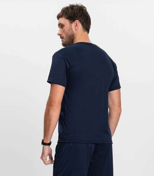 Camiseta Masculina Esportiva Dry Fit Shift Azul