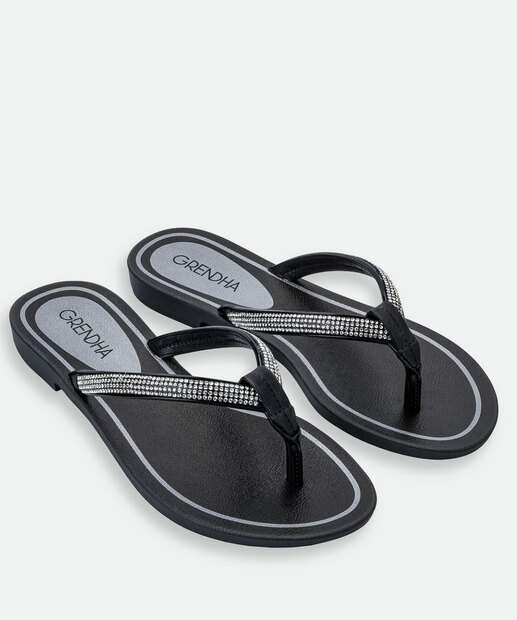 Image_Chinelo Feminino Grendha Brilho Preto