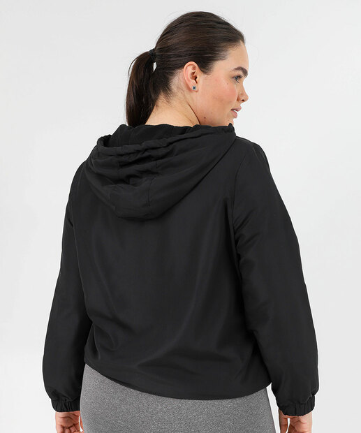 Casaco Feminino Corta Vento Fitness Marisa Preto