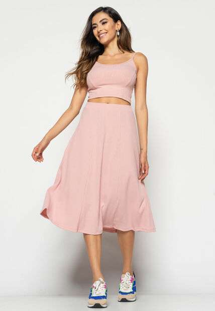 Image_Cropped  Alça Fina Canelado Rosa Claro Salvatore Fashion