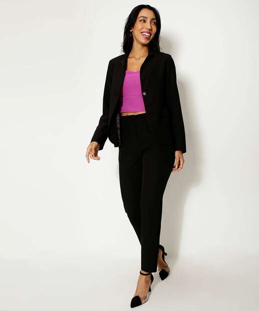 Blusa Cropped Feminina Lastex Marisa