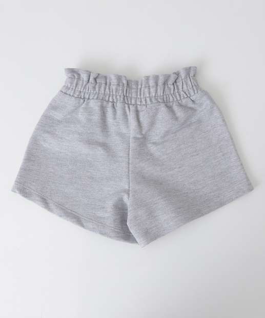 Short Infantil Moletinho Clochard Marisa Tam 4 a 10
