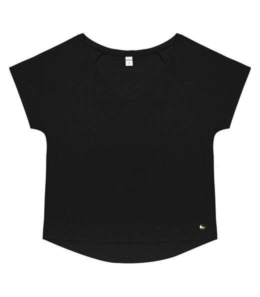Blusa Feminina Viscotorcion Rovitex Preto