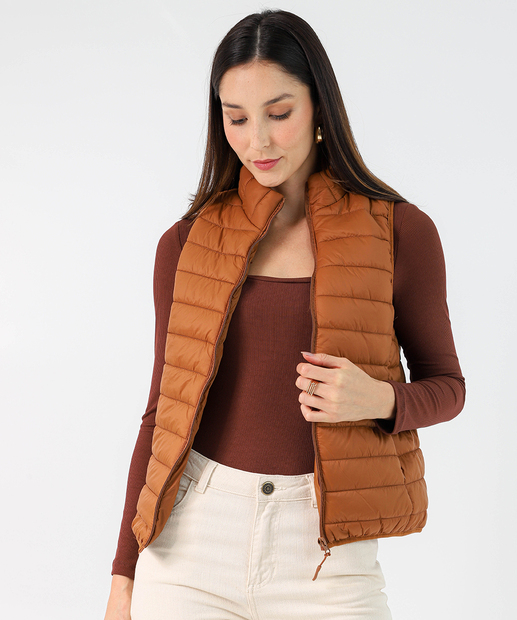 Image_Colete Feminino Puffer Bolsos Marisa Marrom