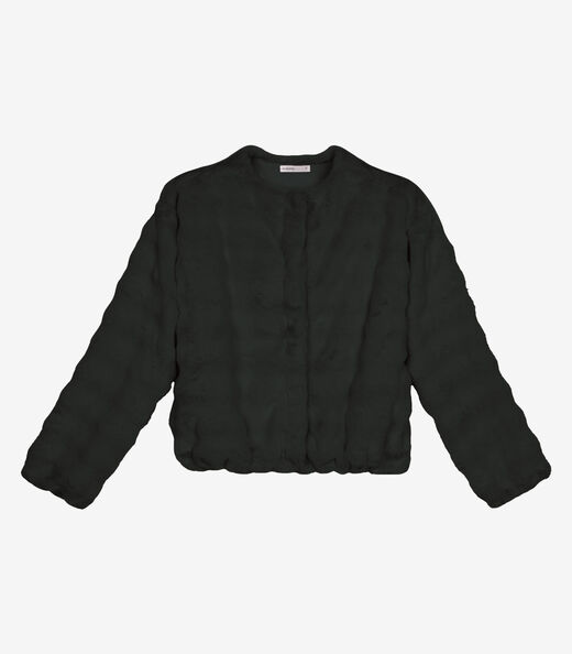 Casaco Feminino Peluciado Endless Preto