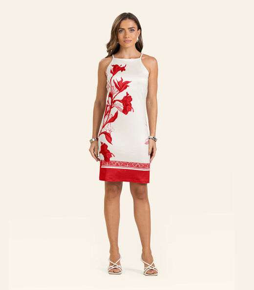 Vestido curto Endless Bege