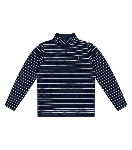 Blusão Masculino Moletinho Listrado Diametro Azul