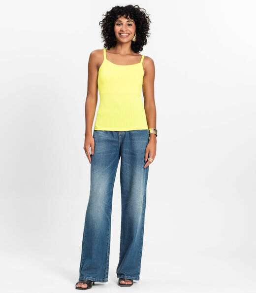 Blusa Feminina De Alça Select Amarelo