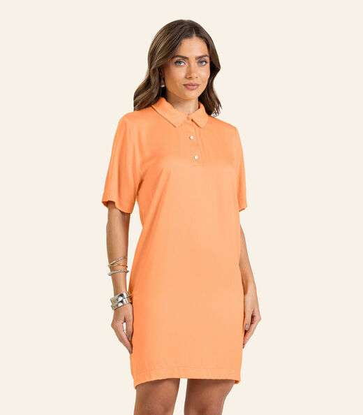 Image_Vestido Curto Viscose Double Feminino Endless Laranja
