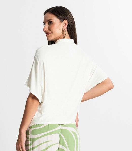 Camisa Feminina Rovitex Bege