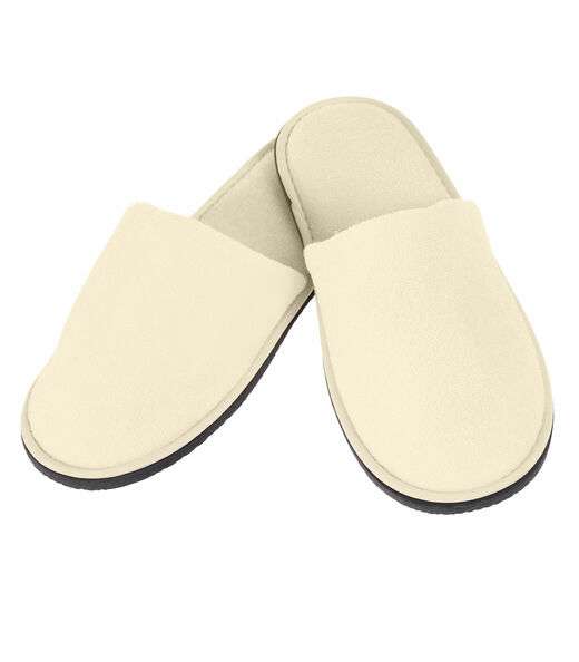 Image_Pantufa Feminina Atoalhada Bene Casa Bege