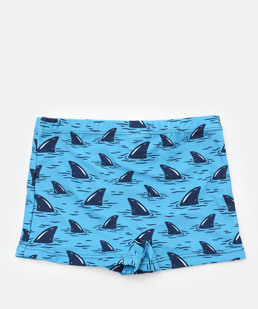 Conjunto Infantil Praia Tubarão Marisa Tam 2 ao 10 Azul