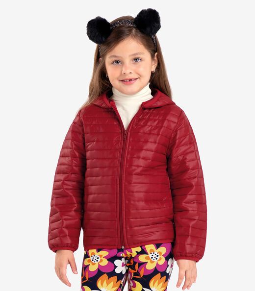Image_Jaqueta Infantil Feminina Em Microfibra Rovi Kids Vermelho
