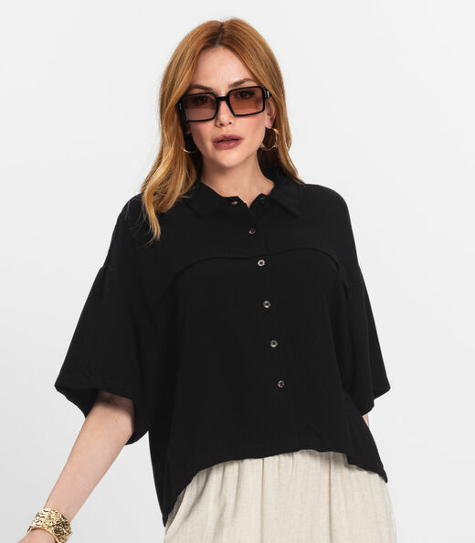 Camisa Feminina Endless Preto