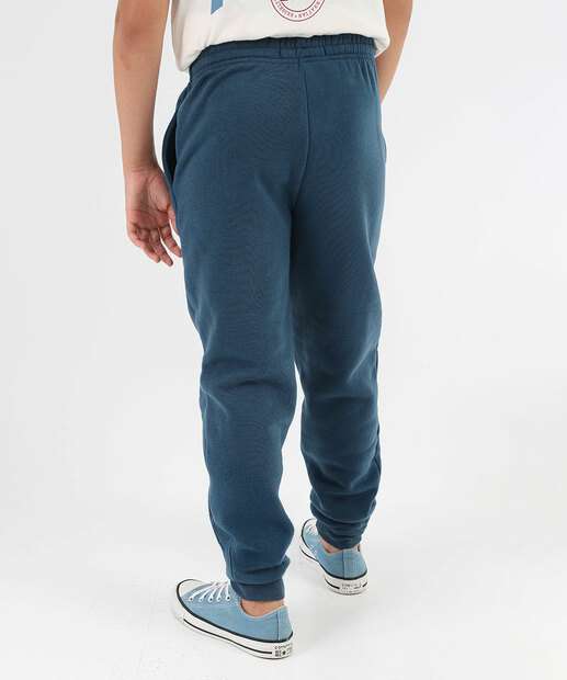 Calça Juvenil Moletom MR Tam 10 a 16 Azul