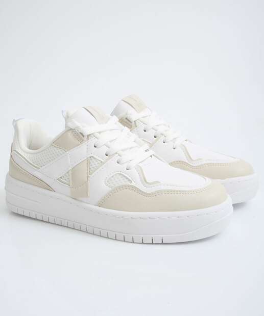 Tênis Casual Feminino Recortes Vizzano