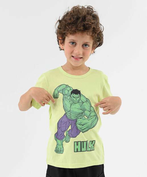 Image_Camiseta Infantil Hulk Marvel Tam 4 a 10 Verde