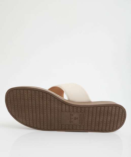 Tamanco Feminino Via Uno Off White