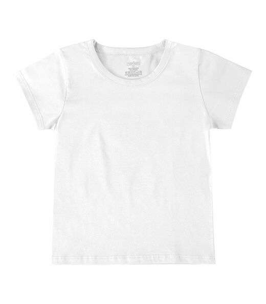 Camiseta Infantil Masculina Básica Rovitex Kids Branco