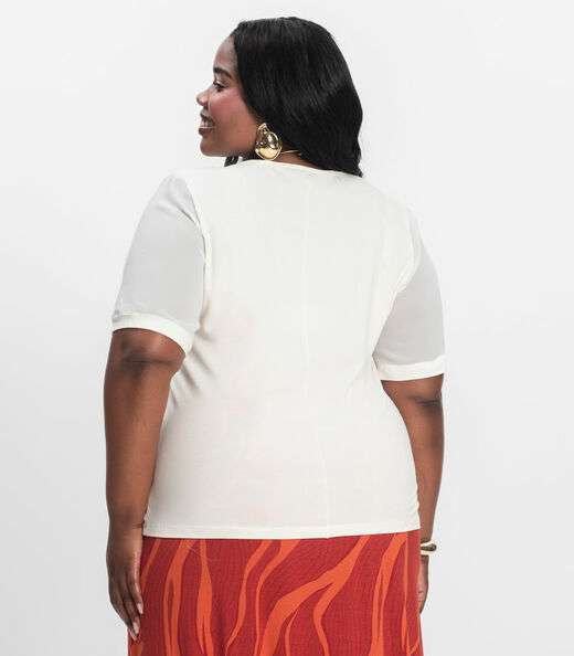 Blusa Feminina Infinita Cor Bege