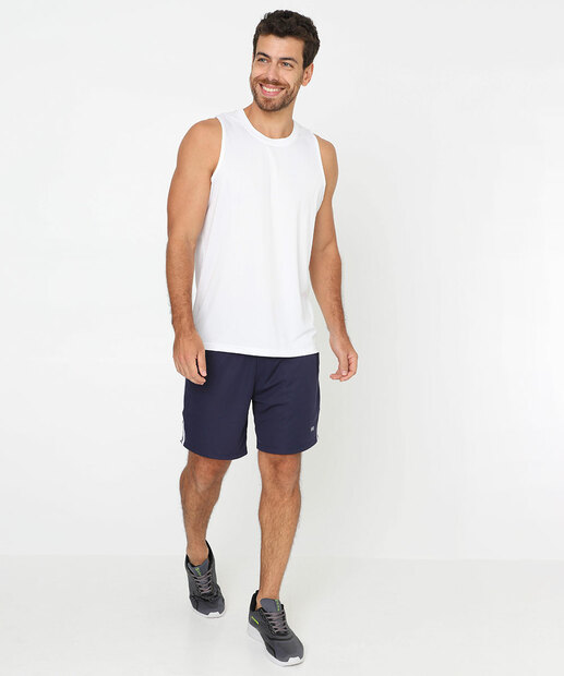 Regata Masculina Básica Fitness MR Branco