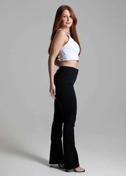 Calça Sarja Sawary Boot Cut - 264080