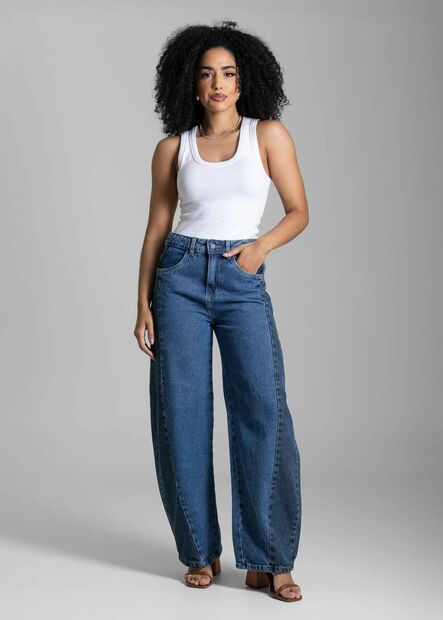 Calça Jeans Sawary Balloon - 282749