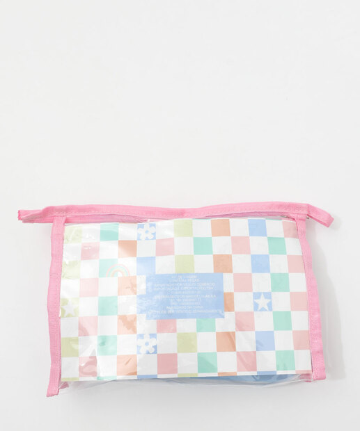 Kit de Viagem Feminino 5 Peças Arco-Íris Marisa Azul