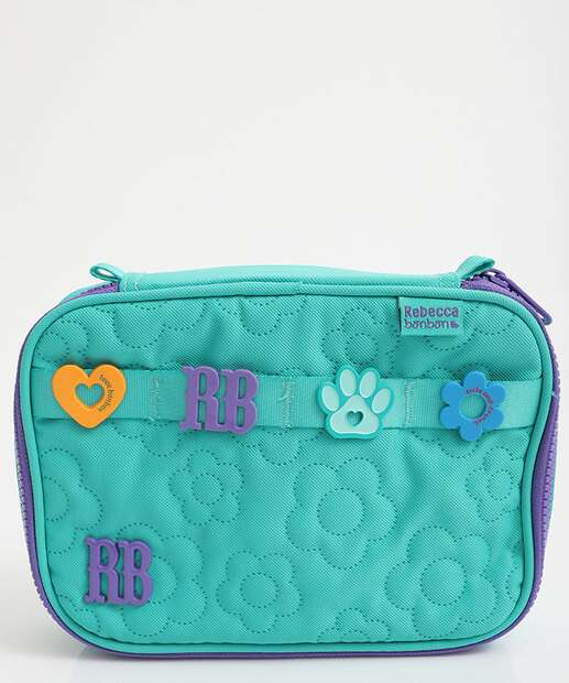 Estojo Escolar Infantil  Rebecca Bonbom Verde