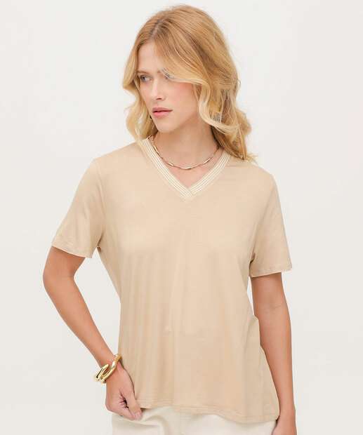 Image_Blusa Feminina Lisa Manga Curta Marisa