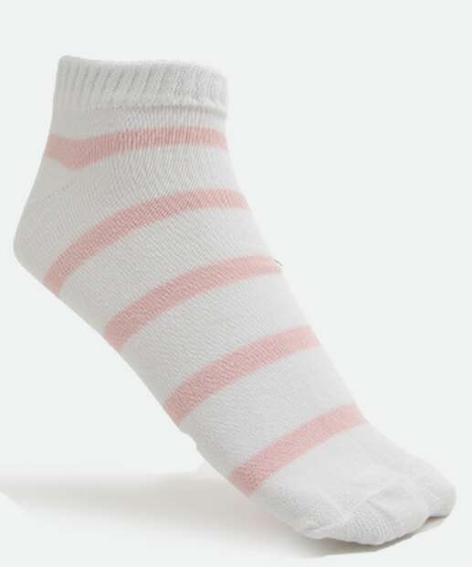 Kit 5 Pares Meias Cano Curto Feminina Estampadas Marisa