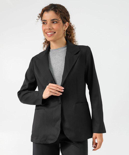 Image_Blazer Feminino Alfaitaria Botão Marisa Preto