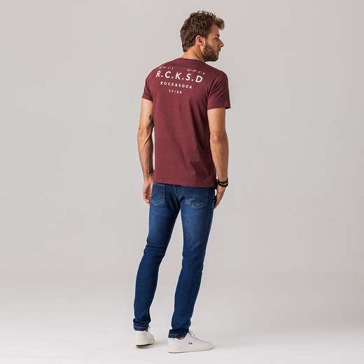 Camiseta Masculina Estampa Rock e Soda Street