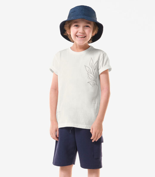 Image_Conjunto Infantil Camiseta Com Bermuda Trick Nick Bege