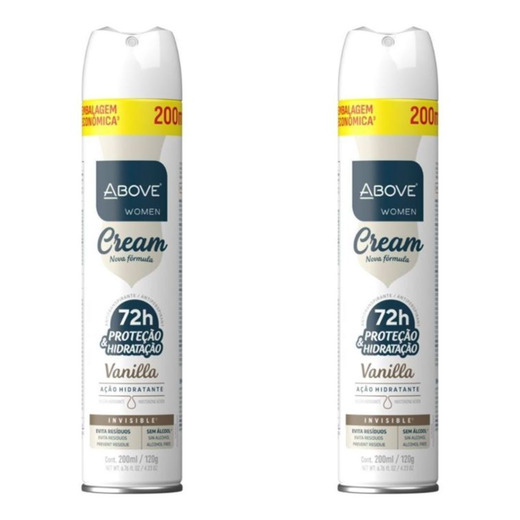 Image_Kit c/2 Unidades de Desodorante Aerosol Above 200ml Cream Vanilla