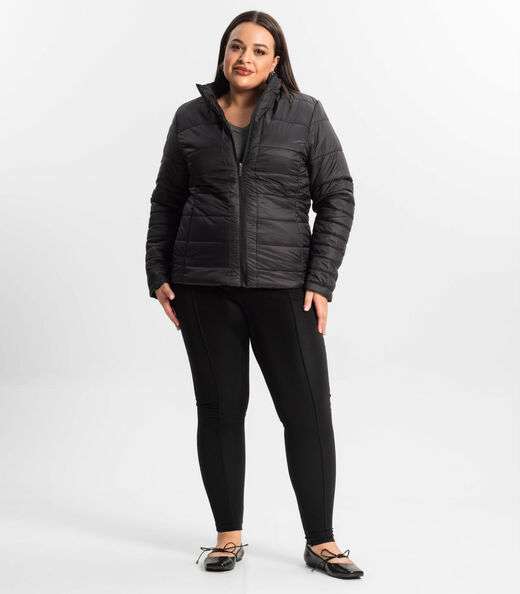 Jaqueta Microfibra Secret Glam Preto