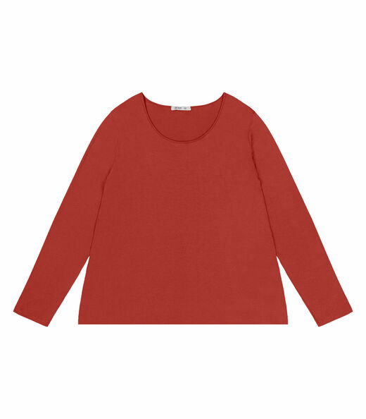 Blusa Manga Longa Viscotorcion Secret Glam Laranja