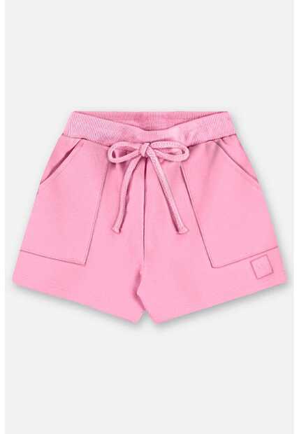 Shorts em Moletom Infantil Feminino Up Baby