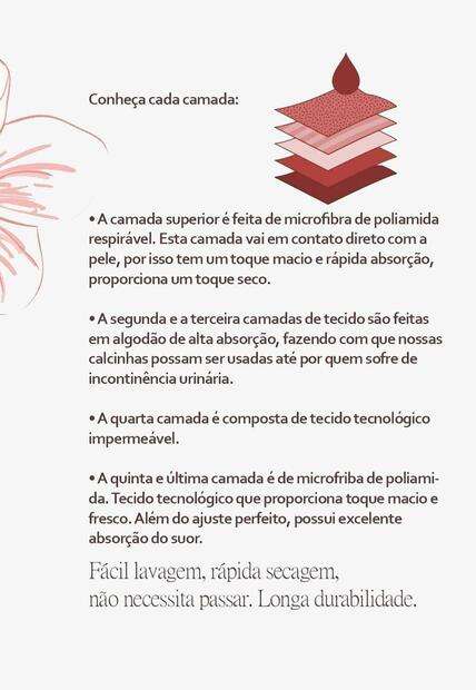 Calcinha Dona Absorvente Concept Lingerie Preto