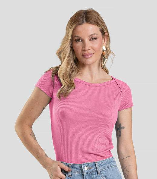 Image_Blusa Feminina Canelada Dianna Rosa