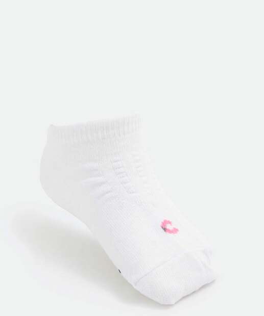 Kit 3 Pares Meias Infantil Invisíveis Básicas