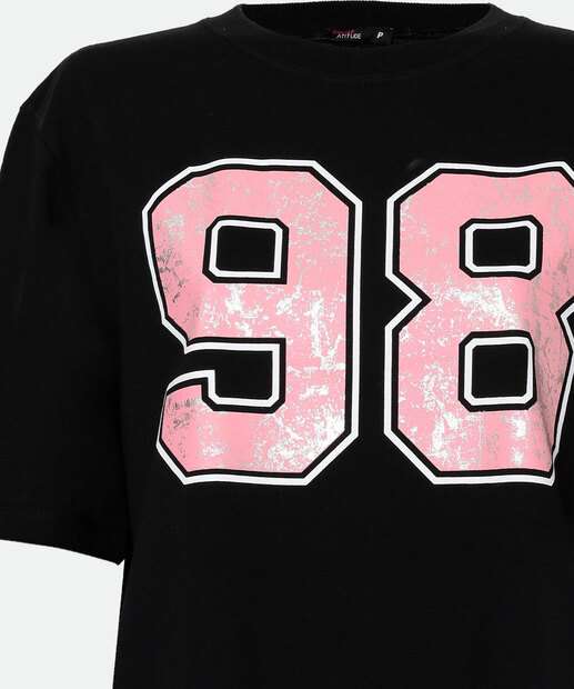 Blusa Feminina Estampa Frontal Manga Curta Marisa