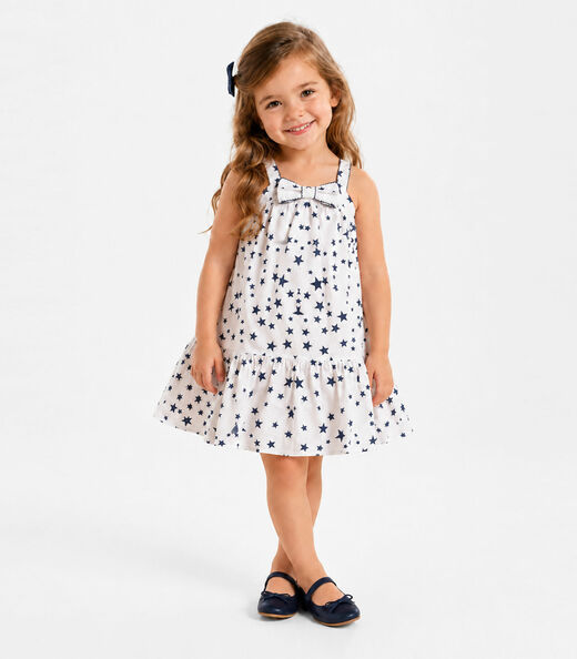 Image_Vestido Infantil De Alça E Laço Trick Nick Bege