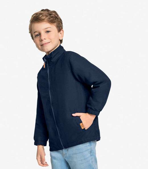 Jaqueta Infantil Microfibra Aveludada Trick Nick Azul