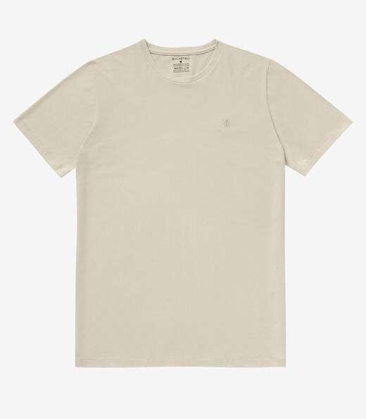 Camiseta Masculina Basica Diametro Bege