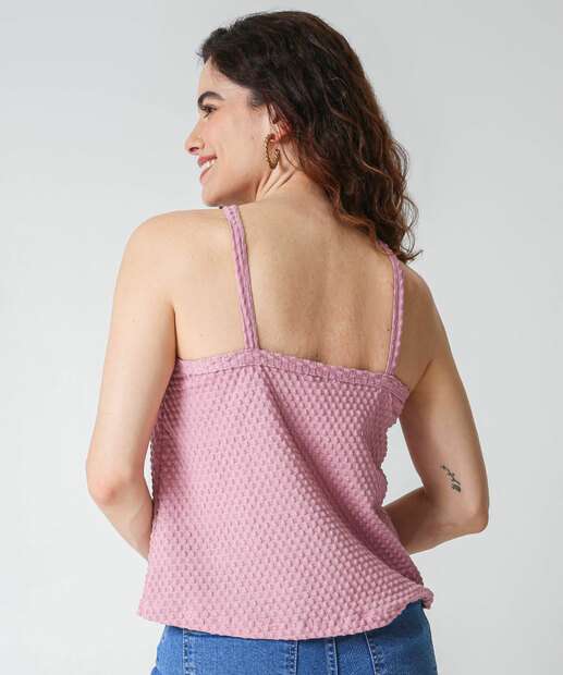 Blusa Regata Feminina Marisa Rosa