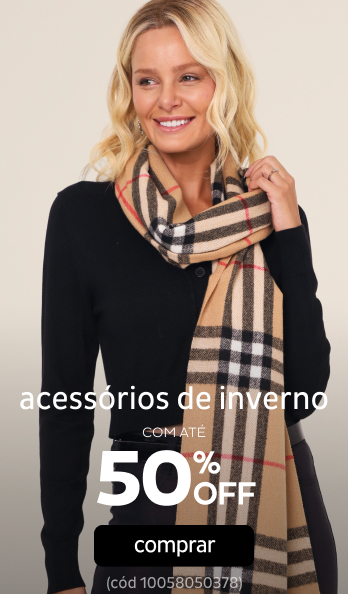 Acessórios de Inverno até 50% OFF